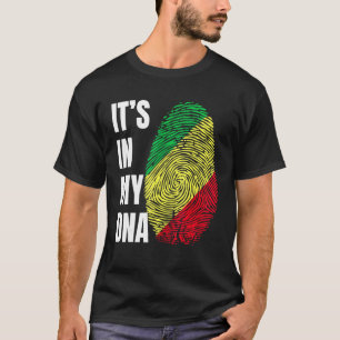 T-shirt Empreinte génétique Biométrie Drapeau République d