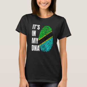 T-shirt Empreinte génétique Biométrie Indicateur Tanzanie