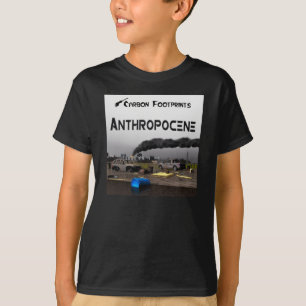 T-shirt Empreintes Carbone - Anthropocène