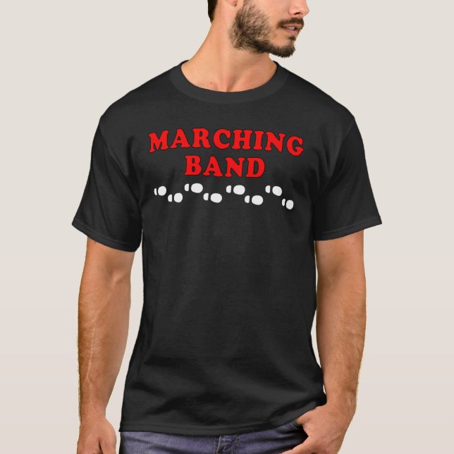 T-shirt Empreintes de bande de marquage (Devant)