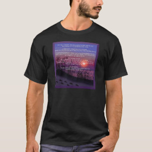 T-shirt Empreintes de pas dans le sable