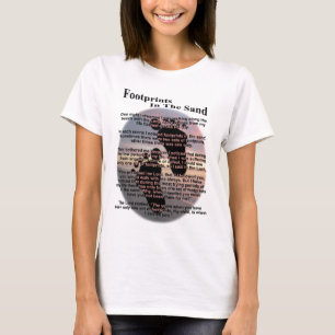 T-shirt Empreintes de pas dans le sable…
