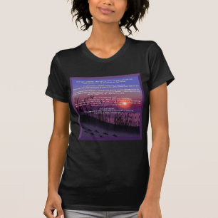 T-shirt Empreintes de pas dans le sable