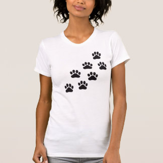 T-shirt Empreintes de pattes de Muiltiple