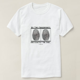T-shirt Empreintes digitales - Une chemise MisterP