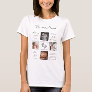 T-shirt Empreintes photos multiples photo garde maman
