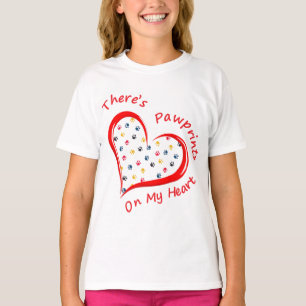 T-shirt Empreintes sur mon coeur