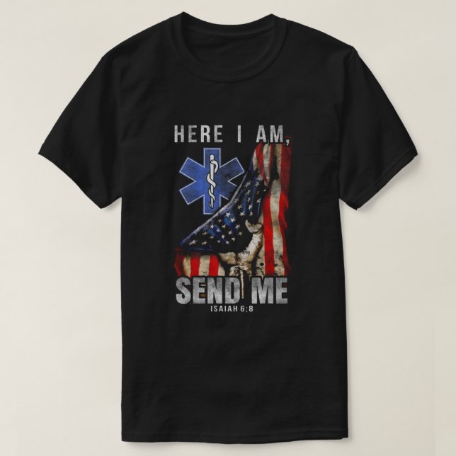 T-shirt EMS Ici Je M'Envoie (Design devant)