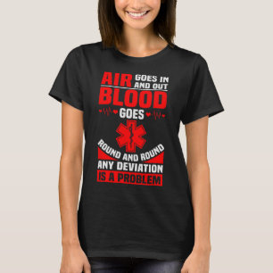 T-shirt Ems Infirmière Devis Ambulance Pilote Emt Paramètr