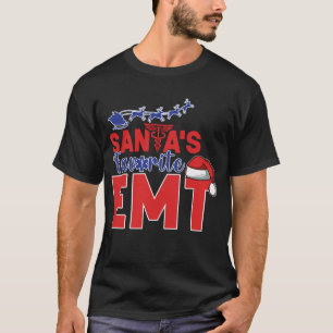 T-shirt EMS Urgence Père Noël Favorite EMT Noël
