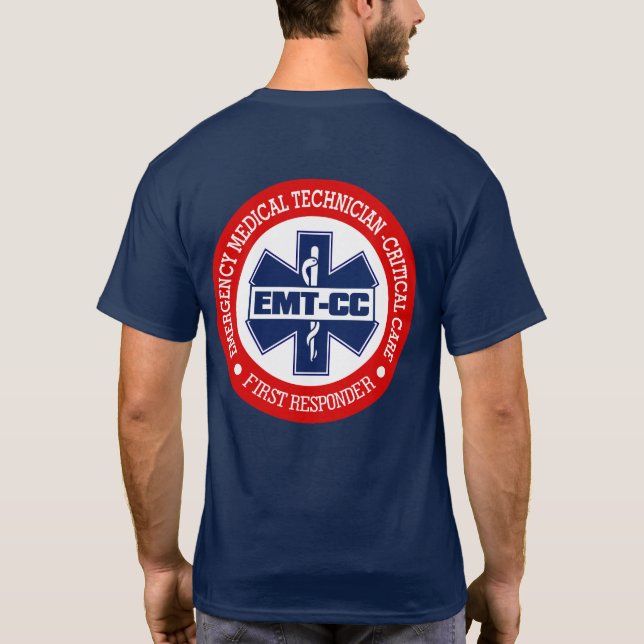 T-shirt EMT-CC (soins techniques Médicales d'urgence - soi (Dos)