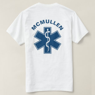 T-shirt EMT EMS Paramètre bleu