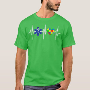 T-shirt EMT EMS Sensibilisation sur l'autisme Paramedic Pu
