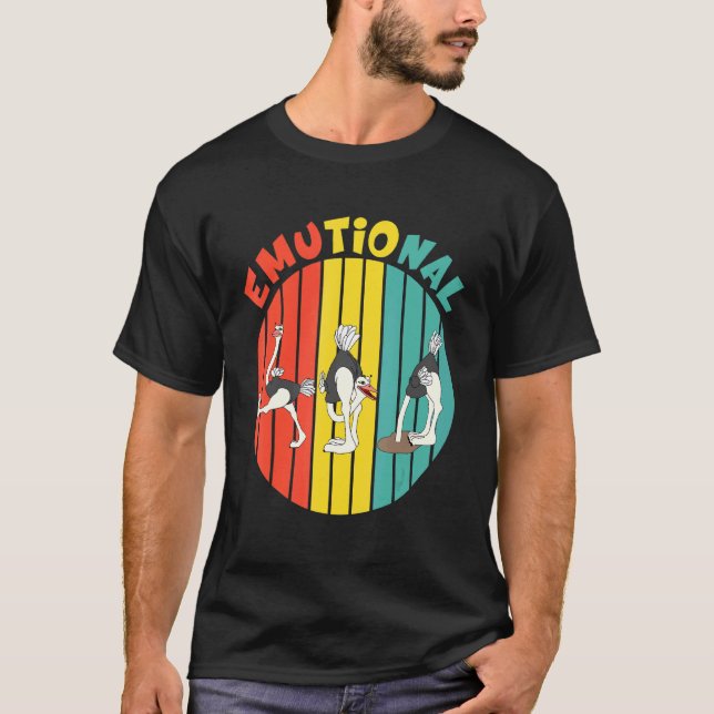 T-shirt Emu Bird, Créatif Emutionnel (Devant)