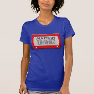 T-shirt En 1975 pièce en t inspirée FAITE d'ANNIVERSAIRE