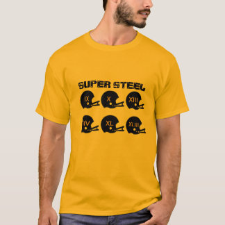 T-shirt en acier superbe du football