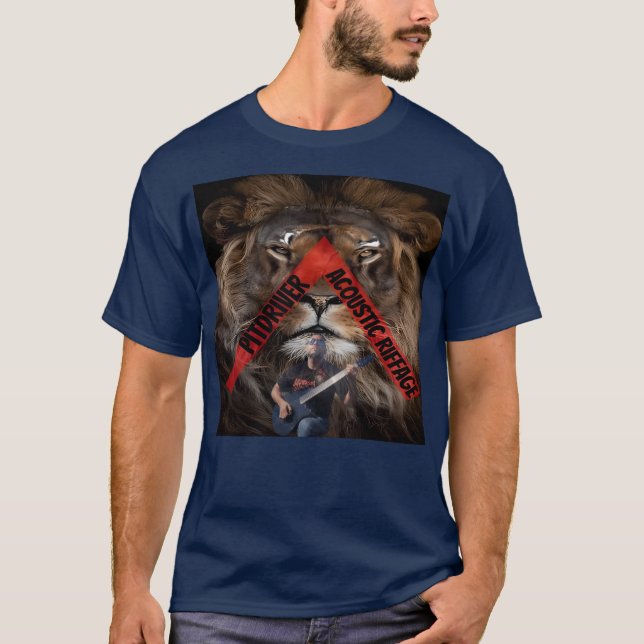 T-shirt en aluminium de Riffage acoustique (Devant)