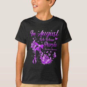 T-shirt En Août Nous Portons Violet Butpe Overdose
