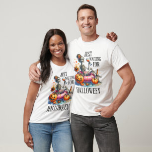 T-shirt En attendant Halloween - Halloween