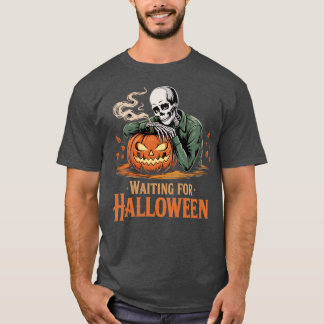 T-shirt En attente d'Halloween