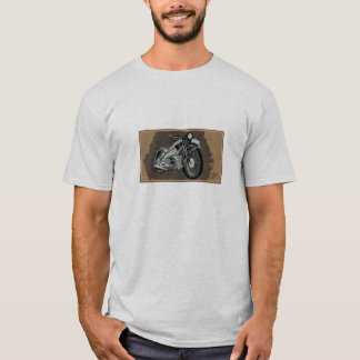 T-shirt "En avant de lui est le temps" vue - par des