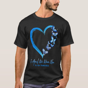 T-shirt En Avril Nous Portons Bleu Sensibilisation sur l'a