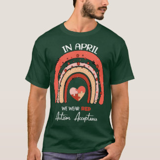 T-shirt En Avril Nous Portons La Sensibilisation sur l'aut
