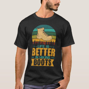 T-shirt En Boots Vintage Hiker En Plein Air