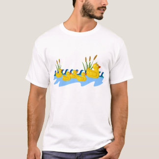 T-shirt en caoutchouc de famille de canard
