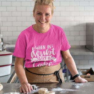 T-shirt En cas de doute, faites un gâteau Chef Boulanger C