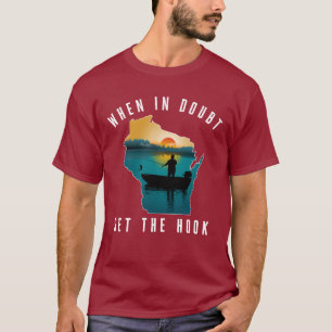 T-shirt En Cas De Doute Fixer Le Hook Wisconsin Chemise De