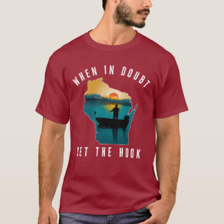 T-shirt En Cas De Doute Fixer Le Hook Wisconsin Chemise De