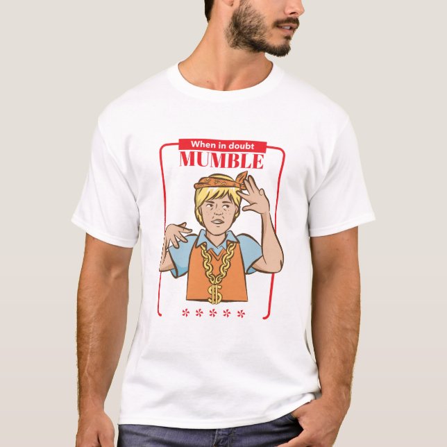 T-shirt En cas de doute, un très vieux rappeur d'école (Devant)