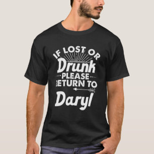 T-shirt En Cas De Perte Ou D'Abandon, Retournez À DARYL No