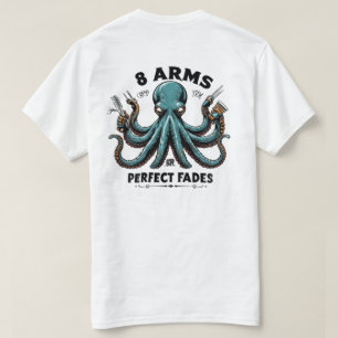 T-Shirt en coiffure Octopus - 8 Armoiries pour des