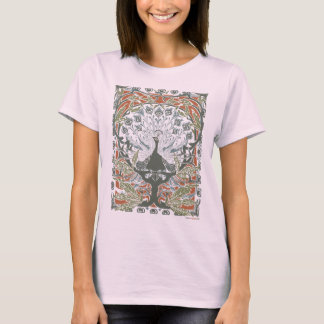 T-shirt en coton biologique Peacock vintage