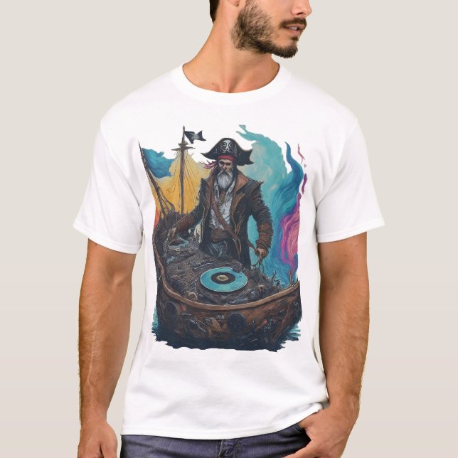 T-shirt en coton classique pour hommes. (Devant)