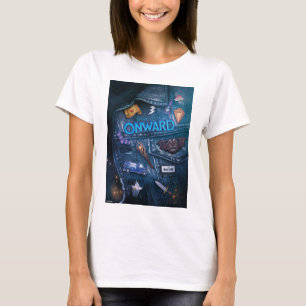 T-shirt En cours Poster d'art de la veste d'orge