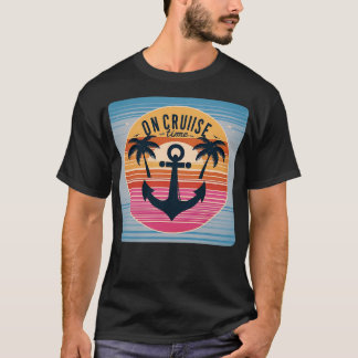 T-shirt En Croisière Heure Croisière Escouade Correspondan
