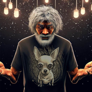 T-Shirt en damier Chihuahua