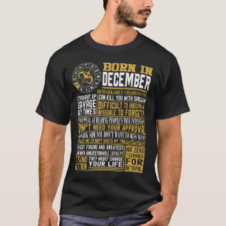 T-shirt En décembre faits soutenus