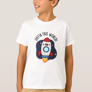 T-shirt En-Dehors De Ce Monde Drôle Rocket Pun