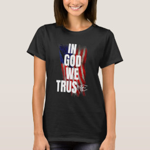 T-shirt en Dieu nous avons confiance et non la loi texane 