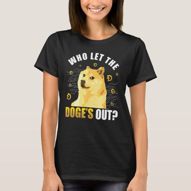 T-shirt En Dogecoin Nous faisons confiance - Blockchain (Devant)