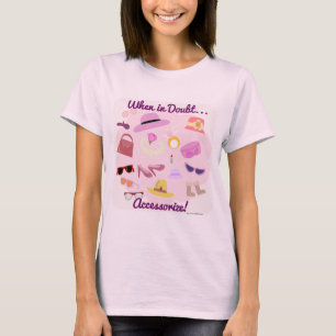 T-shirt En Doute Accessoire de la devise de dessin