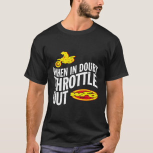 T-shirt En Doute Éliminer Motocross Racer Dirt Bi