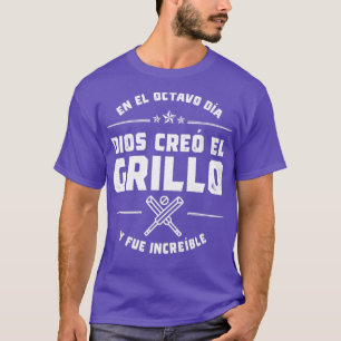 T-shirt En el octavo da Dios cre el Grillo
