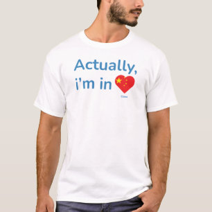 T-shirt En fait, il est en Chine