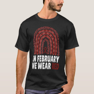 T-shirt En Février, Nous Portons Connaissance Des Maladies