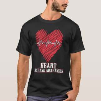 T-shirt En février, nous portons du rouge, Sensibilisation